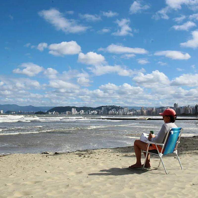 Entre segunda (16) e quarta (18), antes do feriado de Corpus Christi, as cidades da Baixada Santista devem ter sol forte