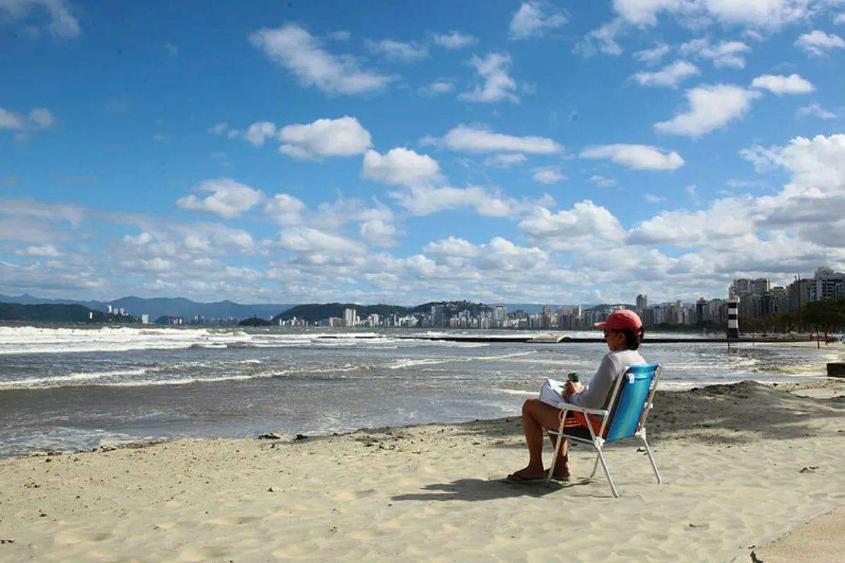 Entre segunda (16) e quarta (18), antes do feriado de Corpus Christi, as cidades da Baixada Santista devem ter sol forte